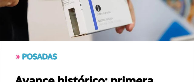 POSADAS: Avance histórico: primera bomba de apomorfina en el sistema público de Misiones