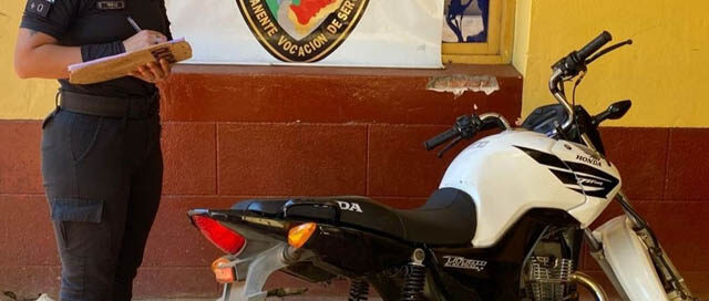 ROCA: Recuperan motocicleta relacionada con presunta estafa