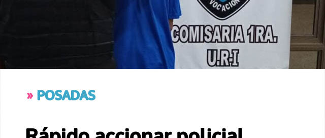 Rápido accionar policial permitió detener a un agresor tras un hecho de violencia en el microcentro