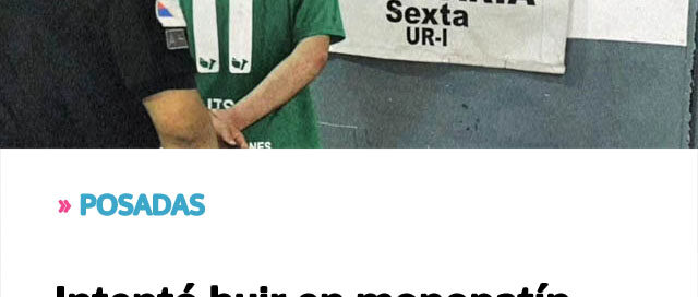 Intentó huir en monopatín y terminó detenido tras quedarse sin batería